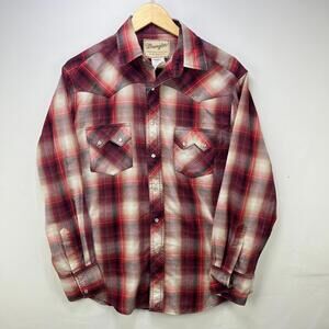 Vintage Wrangler Pearl Snap Button-Up Western Shirt Medium